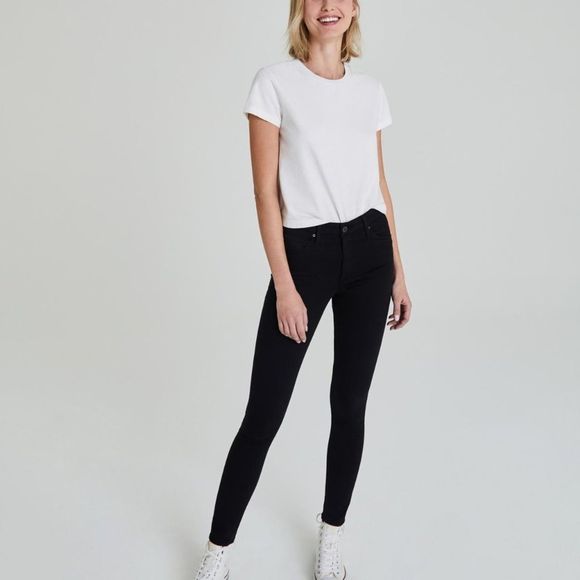 Ag Adriano Goldschmied Denim - Adriano Goldschmied Sz 25R Farrah Highrise Jeans
